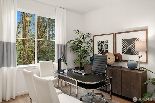 13446 HS4 NE 112th Pl, Redmond, WA 98052 - office with wood finished floors