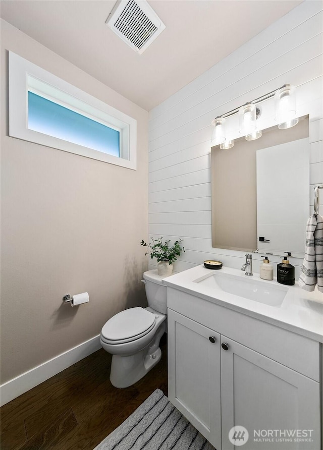 10702 39th Ave NE, Seattle, WA 98125 - bathroom with vanity and wood finished floors