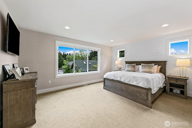 10702 39th Ave NE, Seattle, WA 98125 - carpeted bedroom featuring recessed lighting