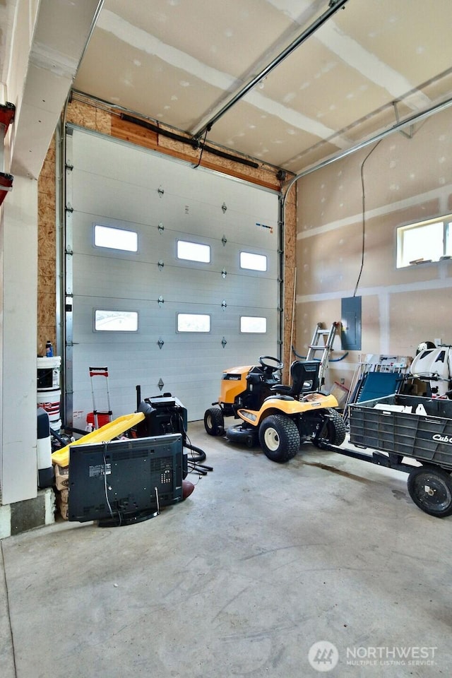 132 Milky Way, Sequim, WA 98382 - garage featuring electric panel