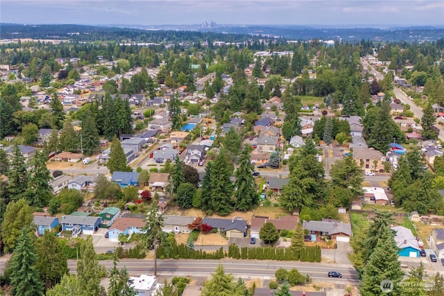 3824 S 176th St, Seatac, WA 98188 - aerial view of property and surrounding area featuring nearby suburban area