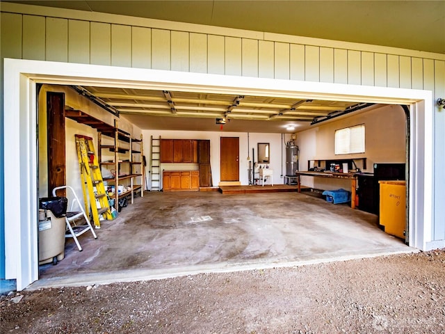 1804 SE 10th Ave, Olympia, WA 98501 - garage with secured water heater and a garage door opener