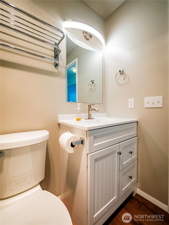 1804 SE 10th Ave, Olympia, WA 98501 - bathroom featuring wood finished floors and vanity