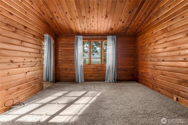19834 State Route 20, Twisp, WA 98856 - carpeted empty room featuring wood ceiling