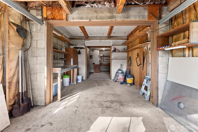 19834 State Route 20, Twisp, WA 98856 - below grade area with high quality fridge