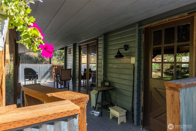 19834 State Route 20, Twisp, WA 98856 - view of wooden terrace