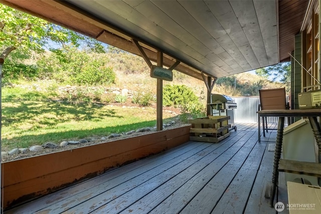 19834 State Route 20, Twisp, WA 98856 - deck featuring a lawn and a grill