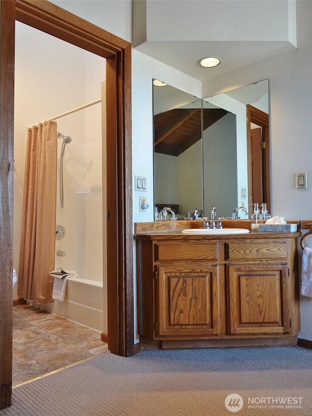 1407 Ocean Shores Blvd SW Unit 3N-H, Ocean Shores, WA 98569 - full bath featuring shower / tub combo and vanity