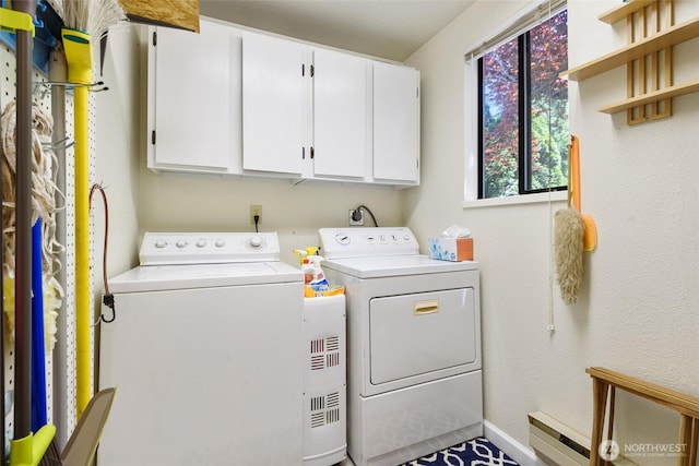 7717 176th Ave SW, Longbranch, WA 98351 - washroom featuring separate washer and dryer and cabinet space