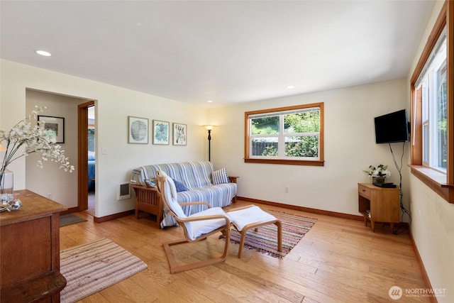 7717 176th Ave SW, Longbranch, WA 98351 - living room featuring wood finished floors and recessed lighting