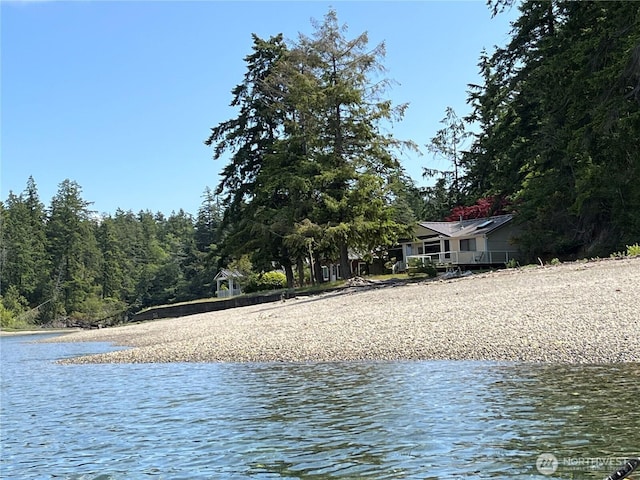 7717 176th Ave SW, Longbranch, WA 98351 - water view with a heavily wooded area