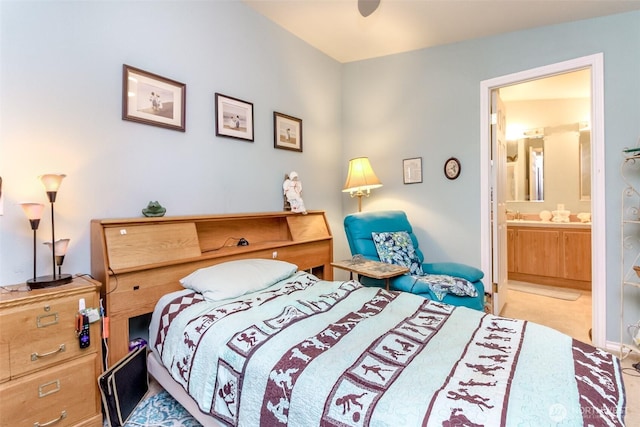 2101 S 324th St Unit 22, Federal Way, WA 98003 - carpeted bedroom with ensuite bath