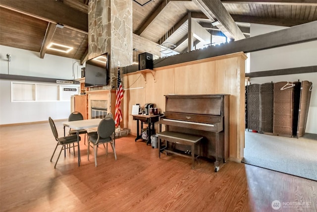 2101 S 324th St Unit 22, Federal Way, WA 98003 - basement featuring wood finished floors and wooden ceiling
