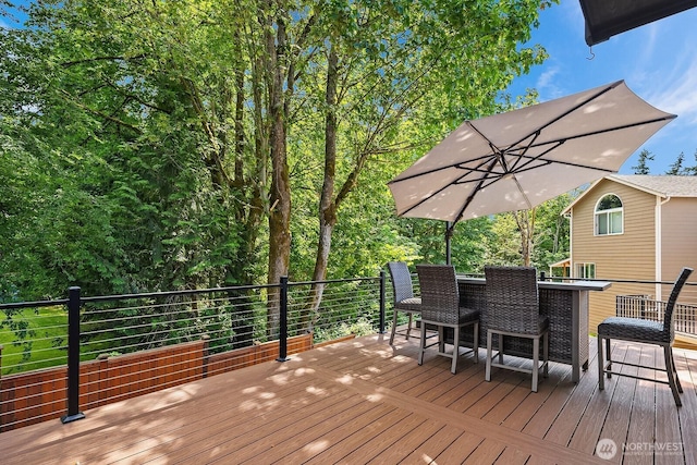 10113 SE 220th Pl, Kent, WA 98031 - view of wooden terrace