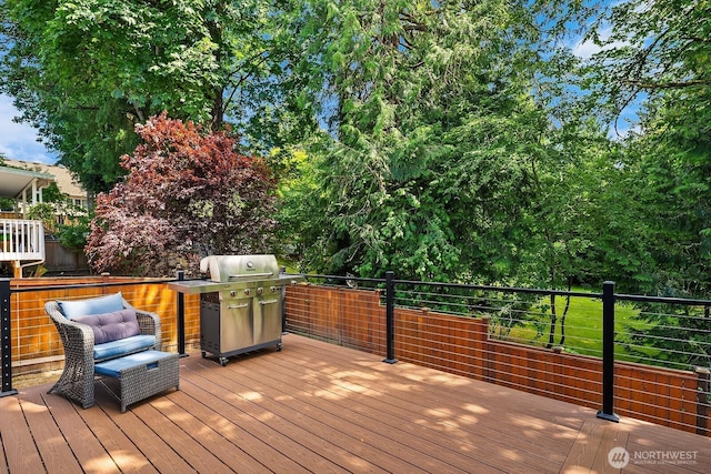 10113 SE 220th Pl, Kent, WA 98031 - deck featuring area for grilling