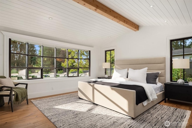 2610 86th Ave NE, Clyde Hill, WA 98004 - bedroom featuring wood finished floors, wood ceiling, and recessed lighting