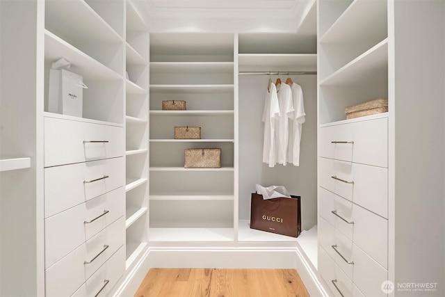 2610 86th Ave NE, Clyde Hill, WA 98004 - spacious closet featuring wood finished floors