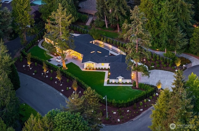 2610 86th Ave NE, Clyde Hill, WA 98004 - aerial view of property and surrounding area