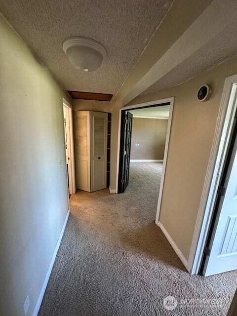 129 W Washington St, Napavine, WA 98565 - corridor with carpet flooring and a textured ceiling