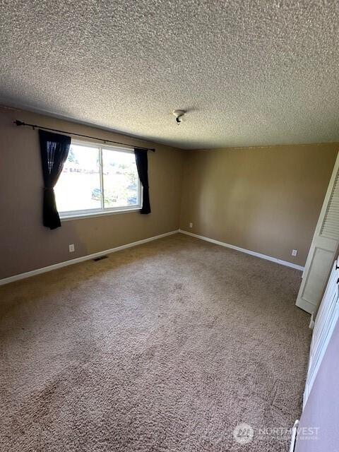 129 W Washington St, Napavine, WA 98565 - unfurnished room featuring a textured ceiling and carpet flooring