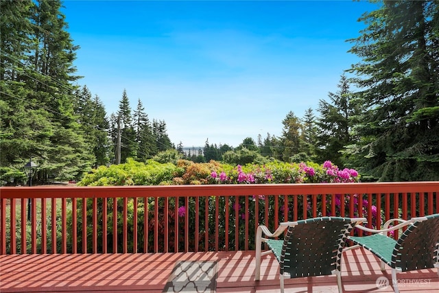 832 Margie Ann Dr, Camano Island, WA 98282 - view of wooden deck