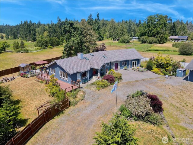 10 Davenhill Ln, Sequim, WA 98382 - view from above of property