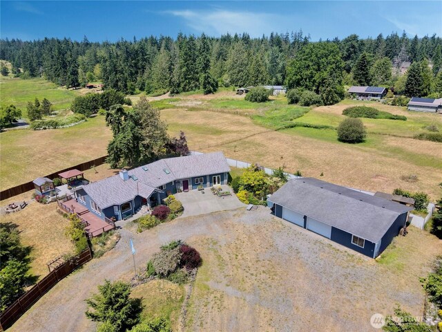 10 Davenhill Ln, Sequim, WA 98382 - view from above of property featuring a forest