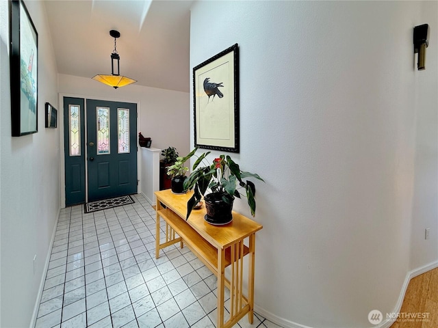 10 Davenhill Ln, Sequim, WA 98382 - entrance foyer with baseboards and light tile patterned floors