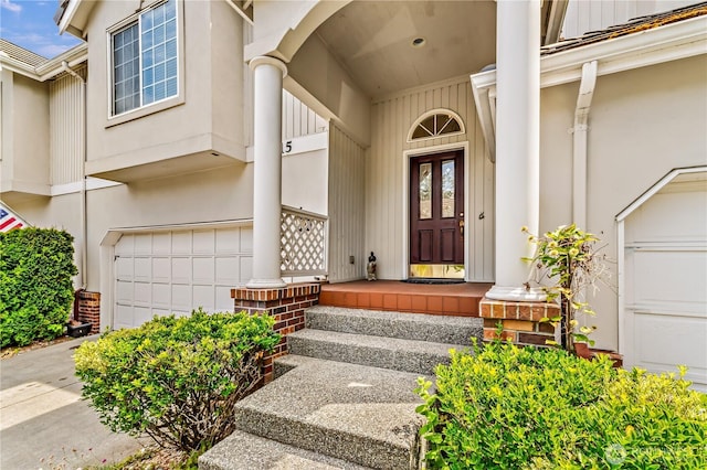 8221 53rd Ave W Unit 15C, Mukilteo, WA 98275 - property entrance featuring a garage and stucco siding