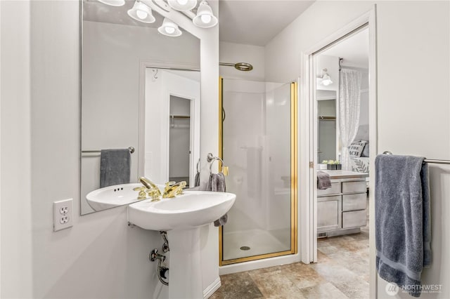 8221 53rd Ave W Unit 15C, Mukilteo, WA 98275 - bathroom with a stall shower