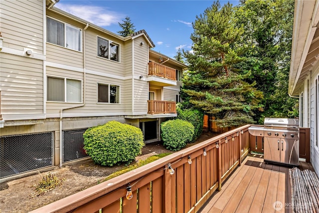 8221 53rd Ave W Unit 15C, Mukilteo, WA 98275 - wooden terrace with a grill