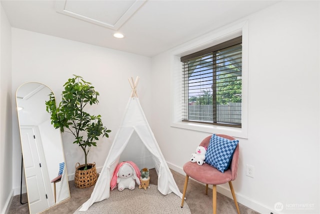 1902 72nd St E, Tacoma, WA 98404 - rec room with carpet and recessed lighting