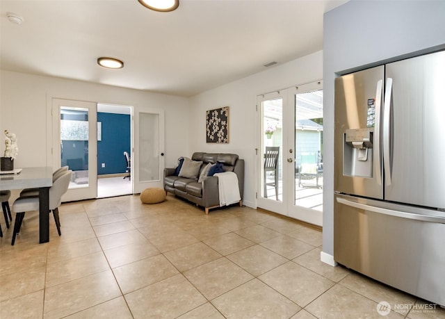 35459 25th Pl S, Federal Way, WA 98003 - dining space featuring french doors and light tile patterned floors