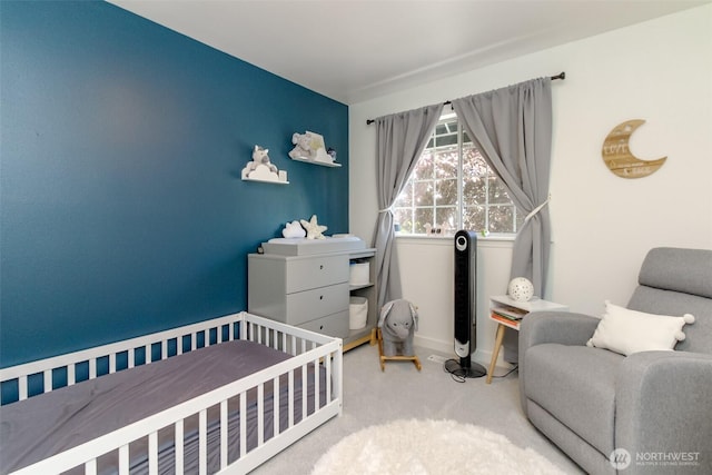 35459 25th Pl S, Federal Way, WA 98003 - bedroom with carpet floors and a crib