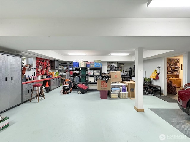 453 Louella Heights Dr, Sequim, WA 98382 - garage featuring a workshop area