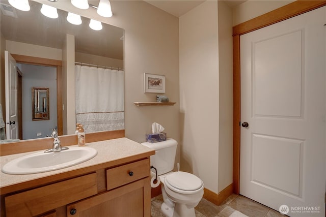 2452 NW Columbia Ave Unit 34, East Wenatchee, WA 98802 - full bathroom with vanity and tile patterned floors
