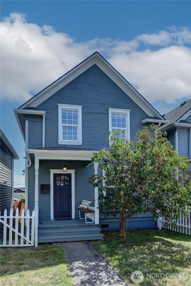 3225 Oakes Ave, Everett, WA 98201 - view of front facade with a porch