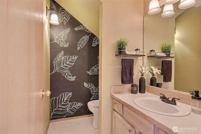 1450 Mountain View Dr, Enumclaw, WA 98022 - bathroom with vanity and toilet