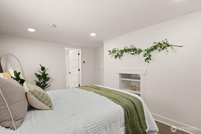 1305 N 6th St, Tacoma, WA 98403 - bedroom with wood finished floors and recessed lighting