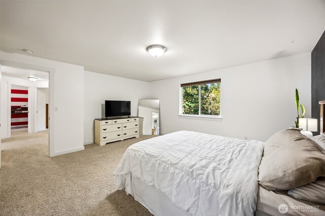 17712 E Clear Lake Blvd SE, Yelm, WA 98597 - bedroom with light colored carpet and baseboards