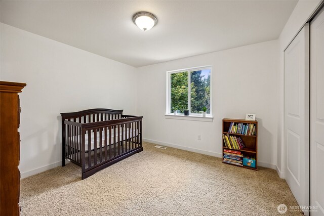 17712 E Clear Lake Blvd SE, Yelm, WA 98597 - bedroom with carpet floors and a closet