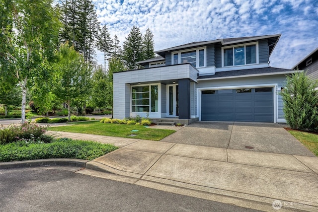 33025 Evergreen Ave SE, Black Diamond, WA 98010 - view of front of property featuring driveway, an attached garage, and a front yard