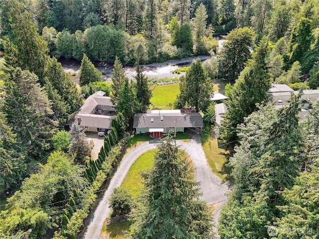 9128 184th Ave NE, Granite Falls, WA 98252 - aerial view of property's location featuring a heavily wooded area