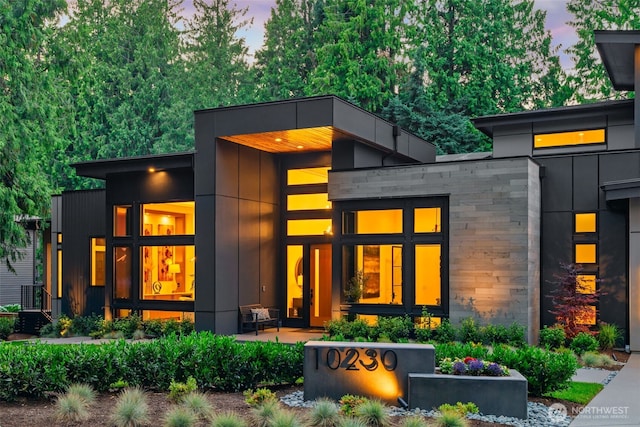 10230 SE 13th Pl, Bellevue, WA 98004 - view of outdoor structure at dusk