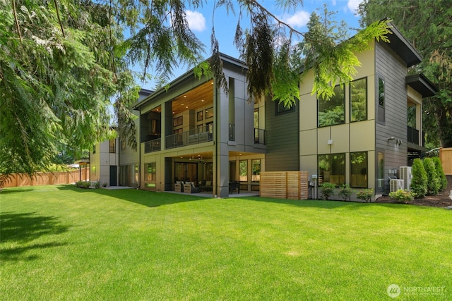 10230 SE 13th Pl, Bellevue, WA 98004 - rear view of house featuring a balcony