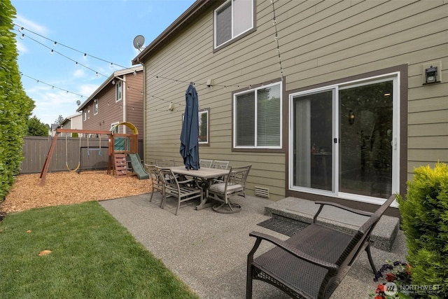 2504 NE 24th Pl, Renton, WA 98056 - view of patio with a playground