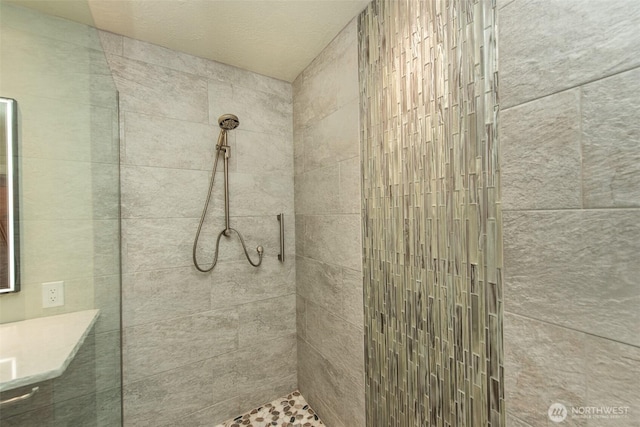1483 Fox Hollow Rd, Sequim, WA 98382 - full bathroom featuring a tile shower