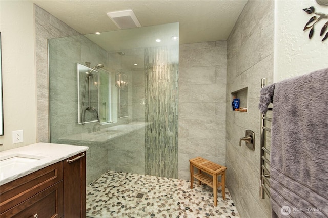 1483 Fox Hollow Rd, Sequim, WA 98382 - bathroom with vanity and a walk in shower