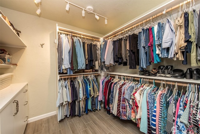 1483 Fox Hollow Rd, Sequim, WA 98382 - spacious closet with wood finished floors