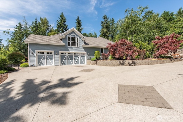 1483 Fox Hollow Rd, Sequim, WA 98382 - view of front of property with concrete driveway and an attached garage